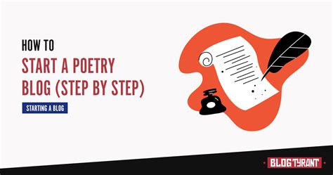 how to start a poetry blog: crafting the perfect poem to share with the world